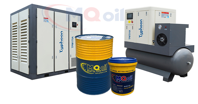 Dầu Cho Máy Nén Khí Trục Vít Typhoon: Lựa Chọn Hoàn Hảo Với MQ Oil và S4