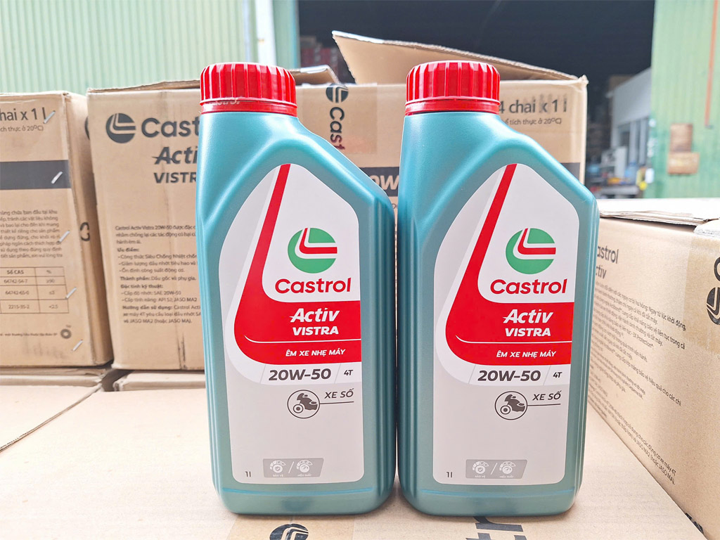 Nhớt Castrol 20W50 Cho Xe Máy