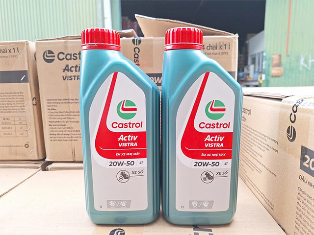 Nhớt Castrol Activ Vistra 20W-50: Lựa Chọn Tối Ưu Cho Xe Máy Tại Việt Nam