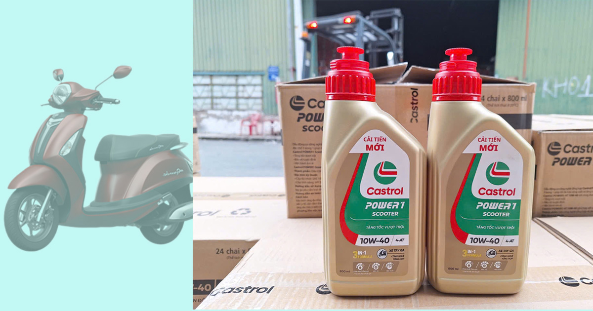 Nhớt Castrol Power 1 4T 10W-40 – Tăng Hiệu Suất, Bảo Vệ Tối Đa.