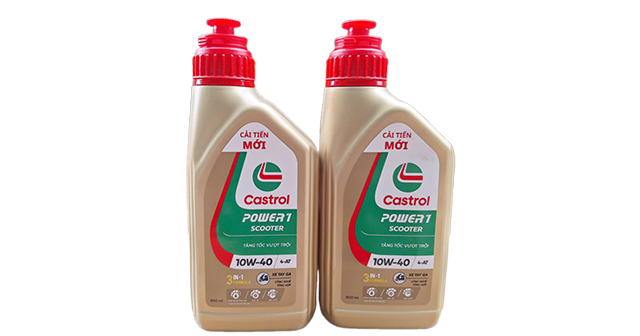 Nhớt Castrol cho xe tay ga hàng chính hãng, giá tốt