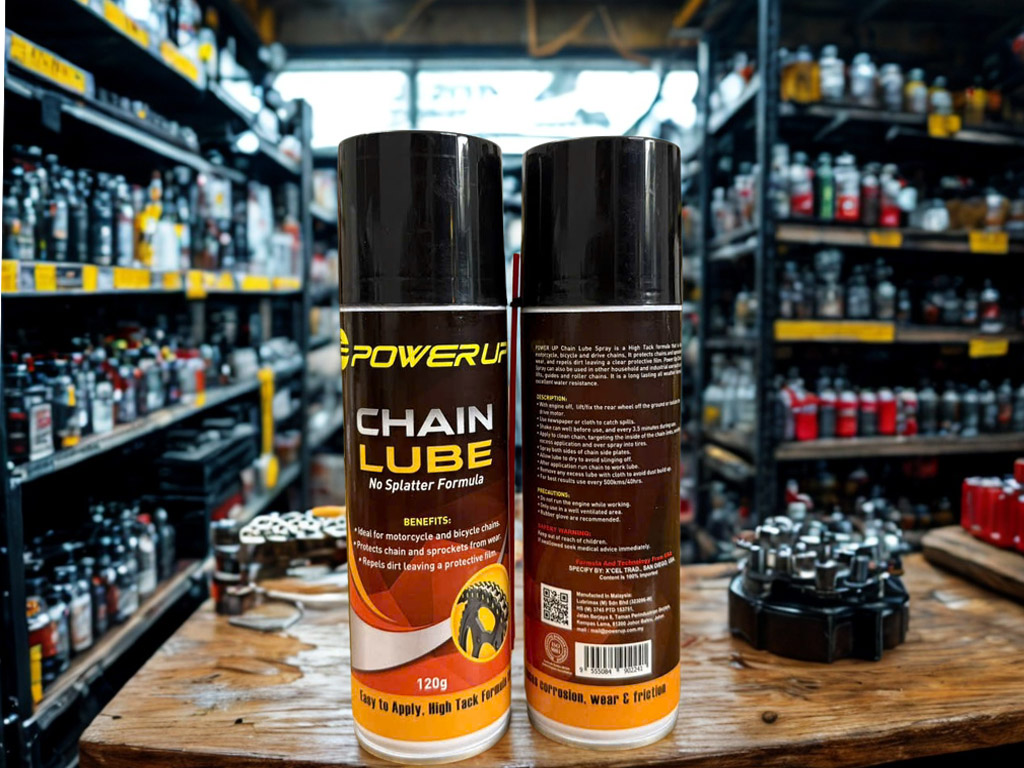 Chai Xịt Bôi Trơn Sên Xe Power Up Chain Lube 120g
