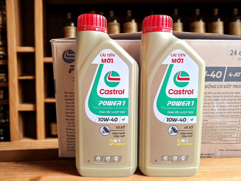 Dầu nhớt Castrol cho xe máy