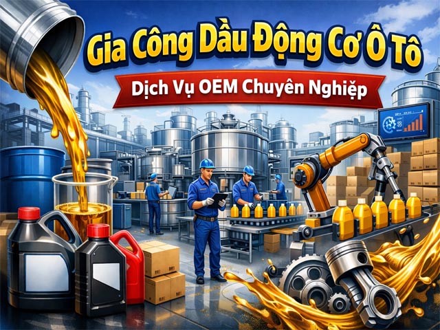 Gia Công Dầu Động Cơ Ô Tô