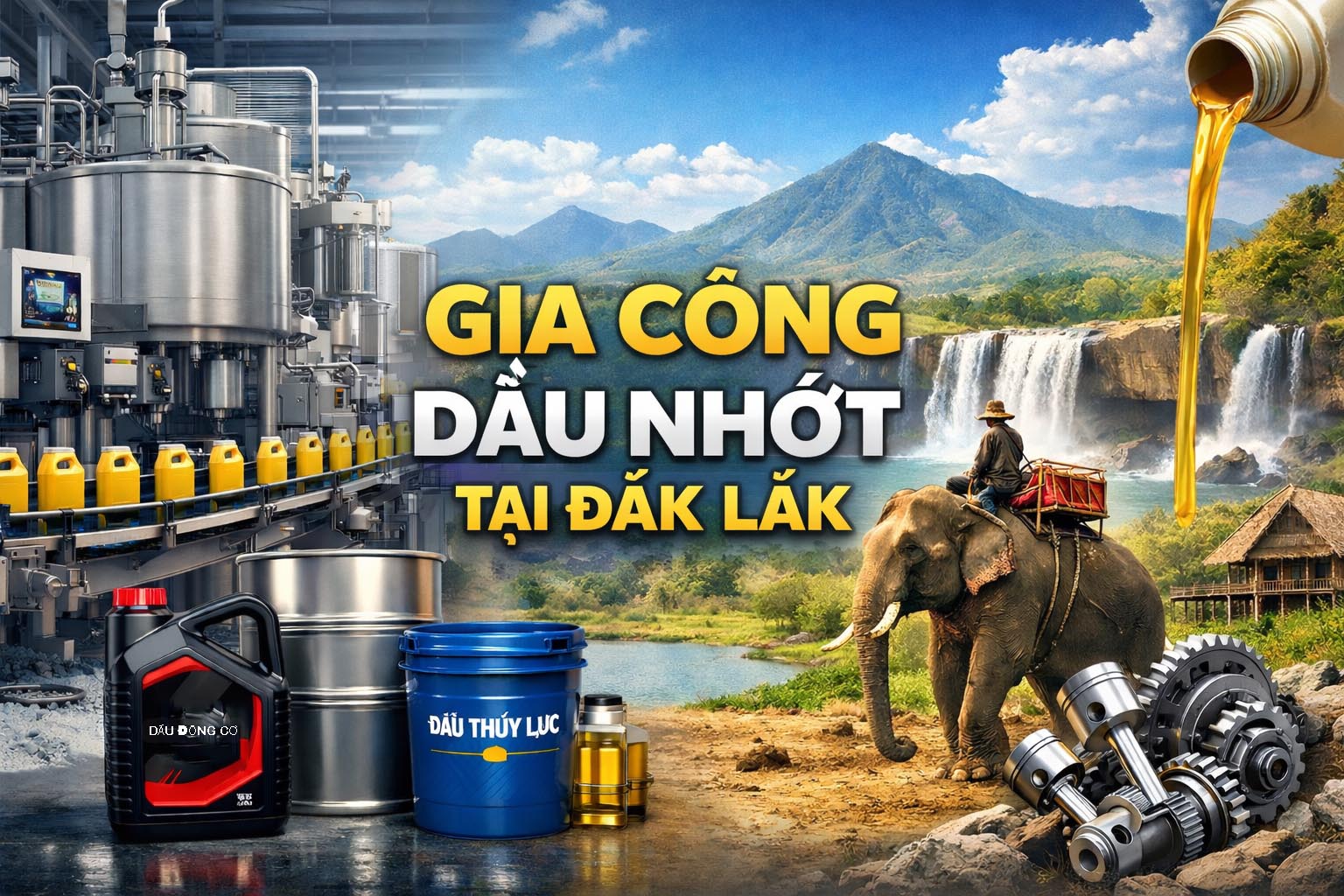 Gia Công Dầu Nhớt Tại Đắk Lắk 