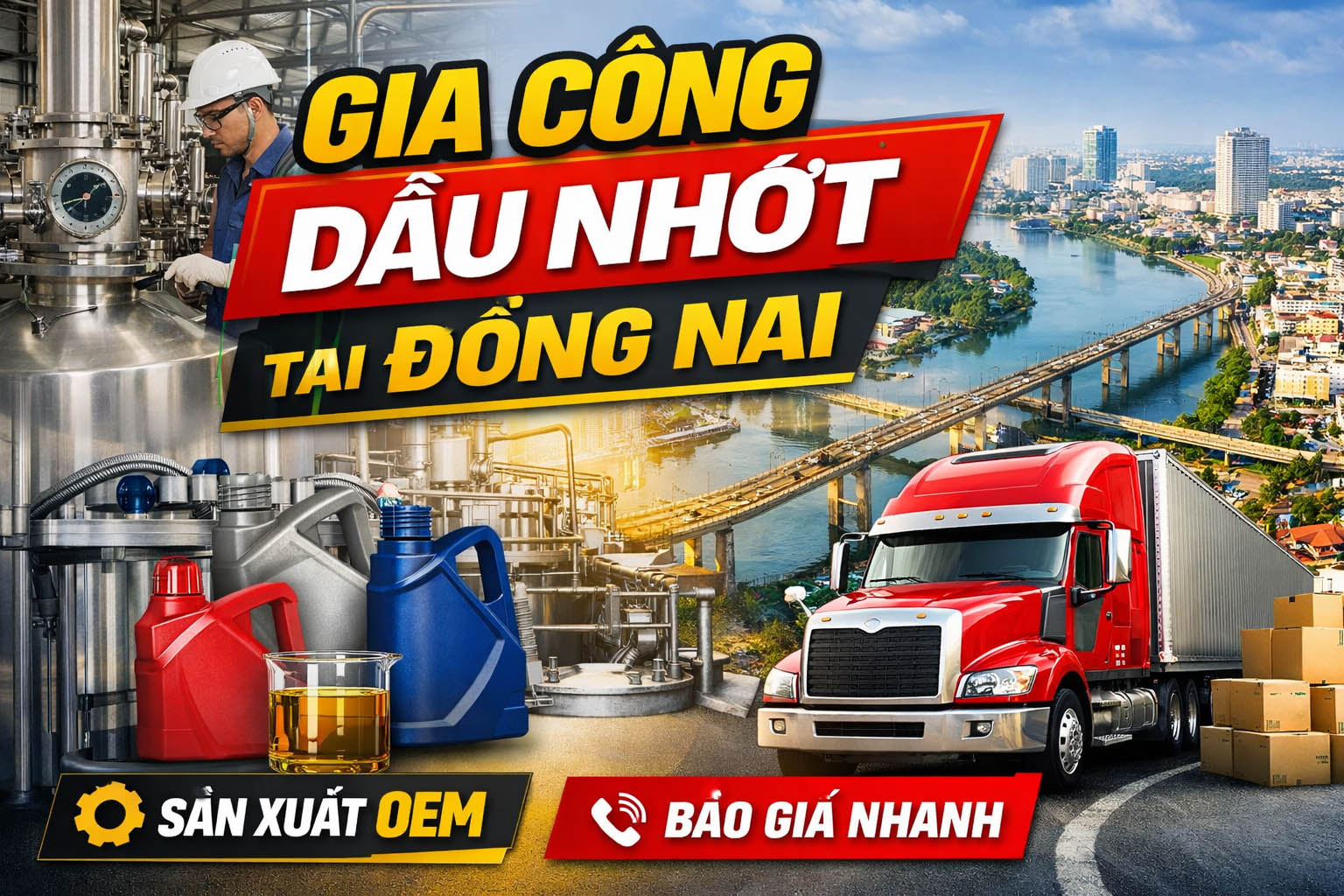 Gia công dầu nhớt tại Đồng Nai