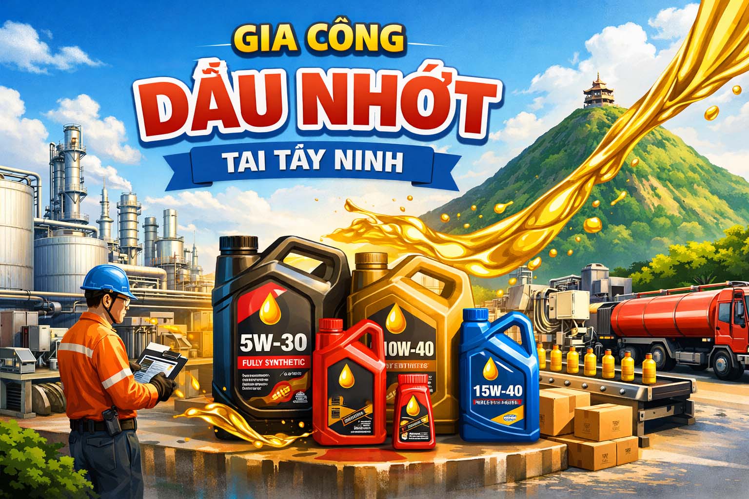 Gia Công Dầu Nhớt Tại Tây Ninh