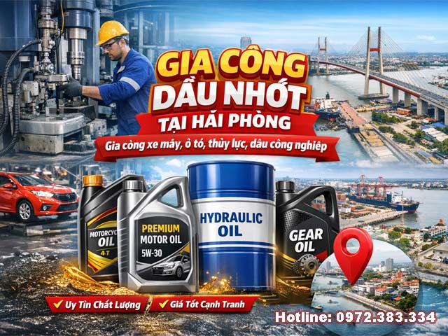 Gia Công Dầu Nhớt Tại Hải Phòng