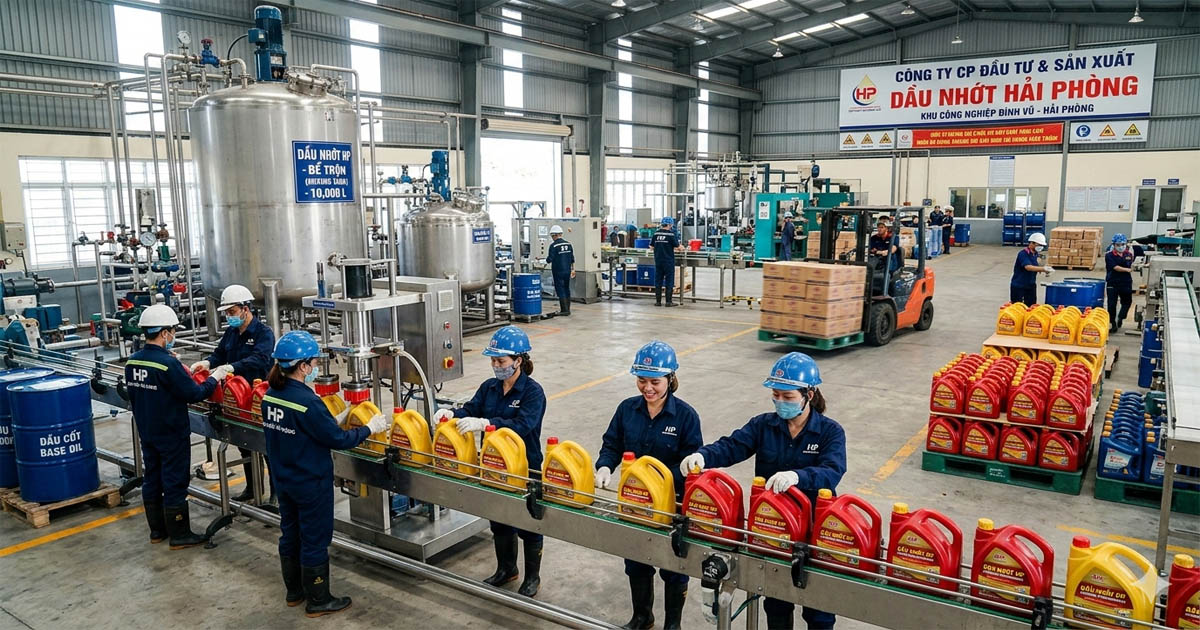 Gia Công Dầu Nhớt Tại Hải Phòng
