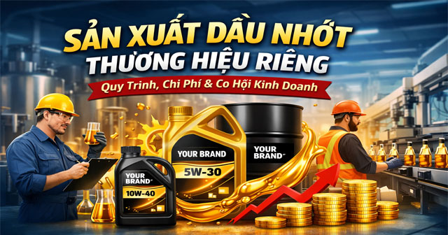 Sản Xuất Dầu Nhớt Thương Hiệu Riêng