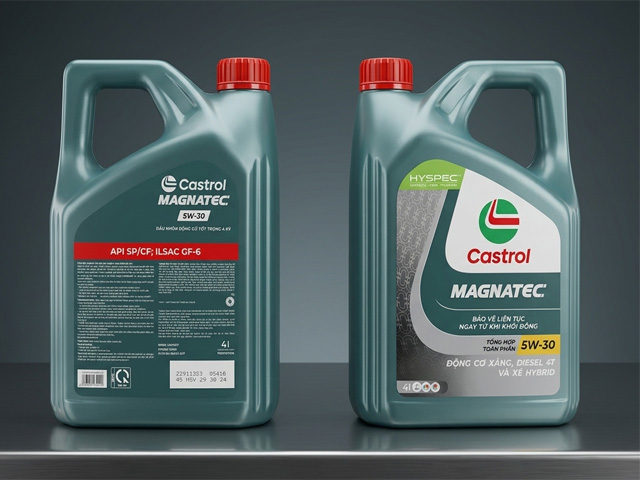 Nhớt Castrol Magnatec 5W30 giá bao nhiêu?